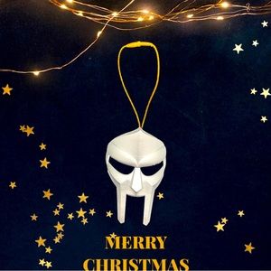 MF DOOM Mask Christmas‎ Tree Ornament